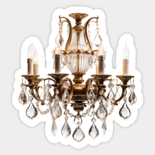 Crystal Chandelier making you happy Sticker